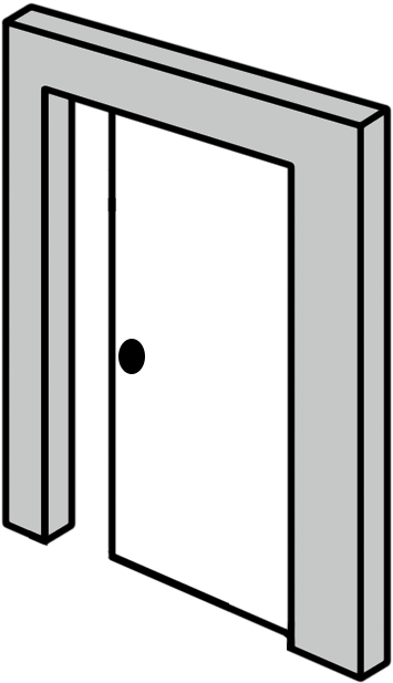 A Pocket Door Can Come As ☉ Double Pocket Door - Door (523x648)
