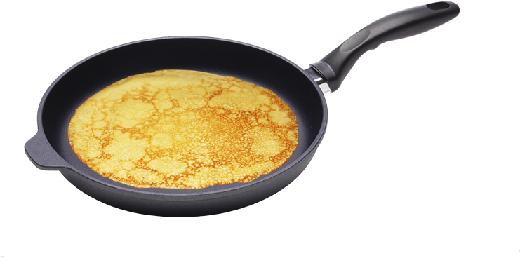 Cooking Pancake English Pancakes Png Image - Swiss Diamond 7-inch Nonstick Fry Pan (750x466)