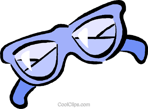Sun Glasses Royalty Free Vector Clip Art Illustration - Sunglasses (480x356)