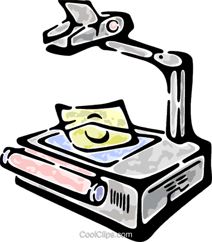 Overhead Projectors Were Beginning To Be Used In Classrooms - Overhead Clipart (422x480)