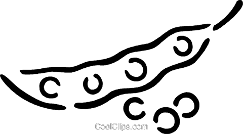 Peas Royalty Free Vector Clip Art Illustration - Peas Royalty Free Vector Clip Art Illustration (480x265)