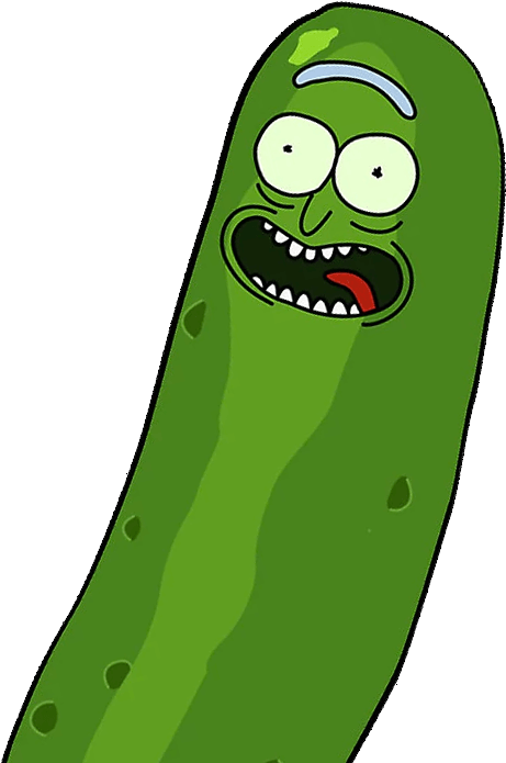 Cucumber Clipart Pickle - Rick And Morty Pickle Rick Png (470x694)