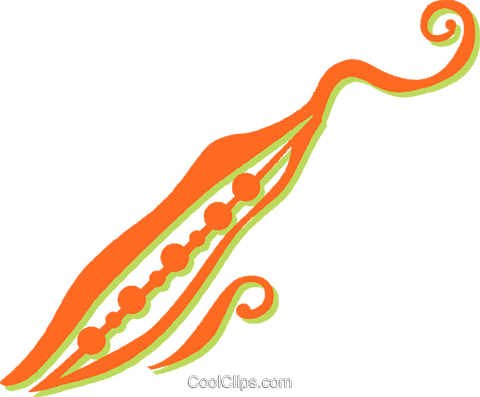 Peas In Pod Royalty Free Vector Clip Art Illustration - Peas In Pod Royalty Free Vector Clip Art Illustration (480x397)