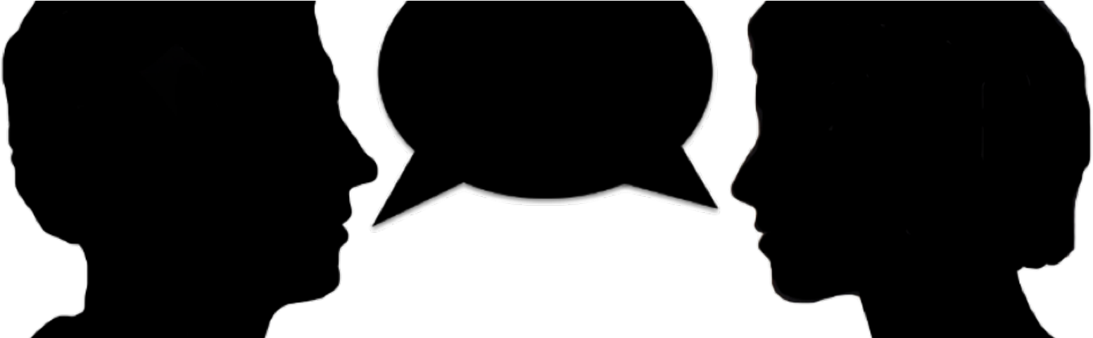 Crucial Conversations In Your Company - Clip Art 2 People Talking (1600x480)