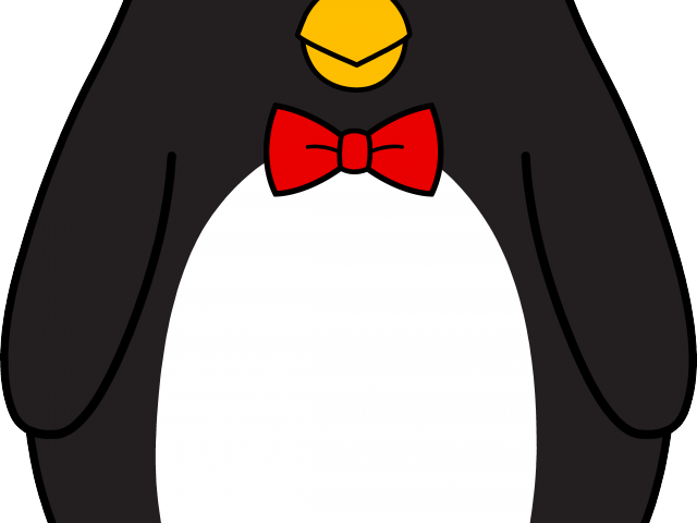 Emperor Penguin Clipart Tacky The Penguin - Penguin In Red Bowtie (640x480)