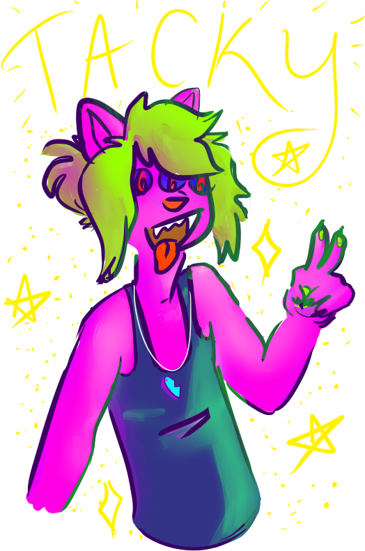 Tacky Adjective Lacking In Style By Girluver - Illustration (535x800)