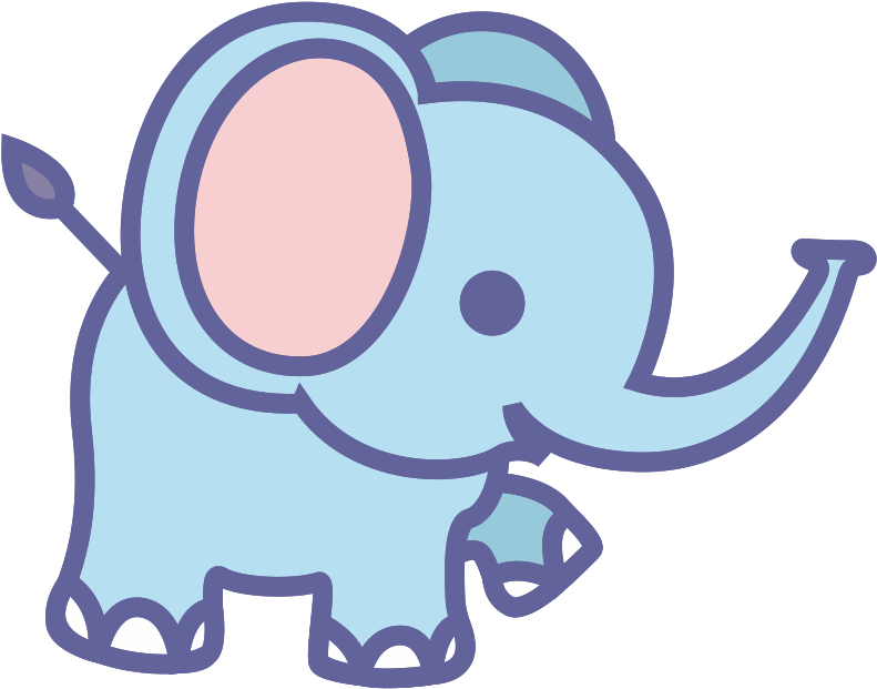 By Dordy - Cute Cartoon Elephant (800x658)