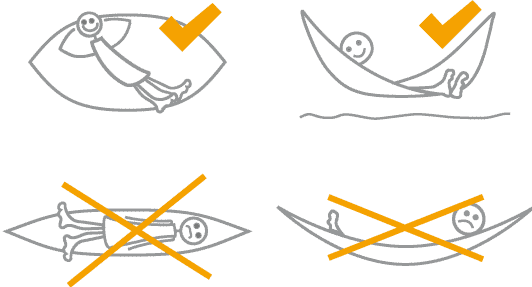 Lying Crosswise Has Another Benefit Too - Amazonas Lambada Garden Hammock - Tropical (532x287)