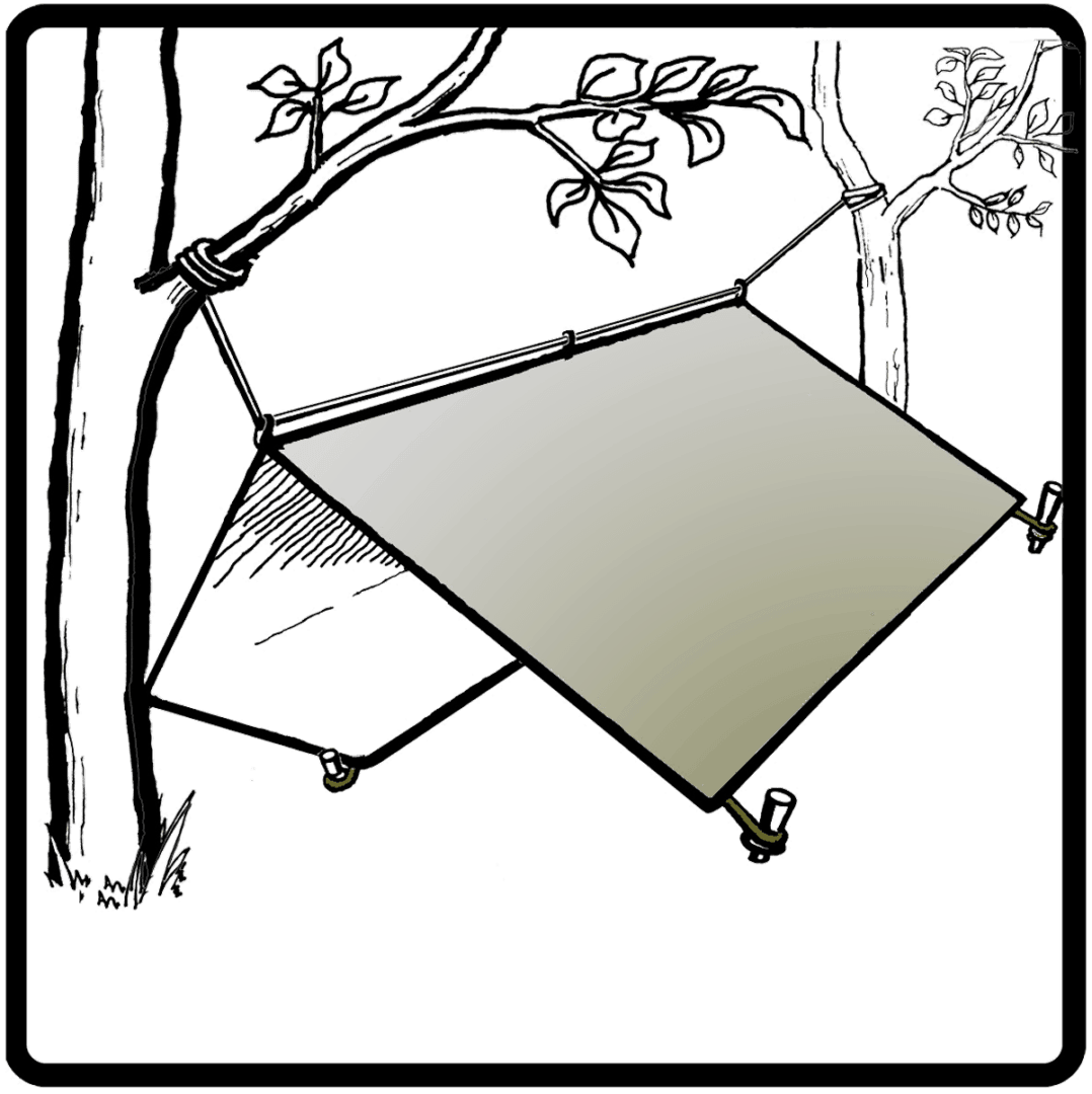 Tarp- Type B Shelter - Thermo-tarp – Lifesaving Tarp With An Insulating Layer (1078x1080)