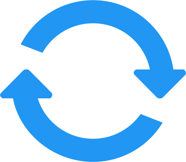 13 May 2018 - Arrows In Circle Png (600x525)