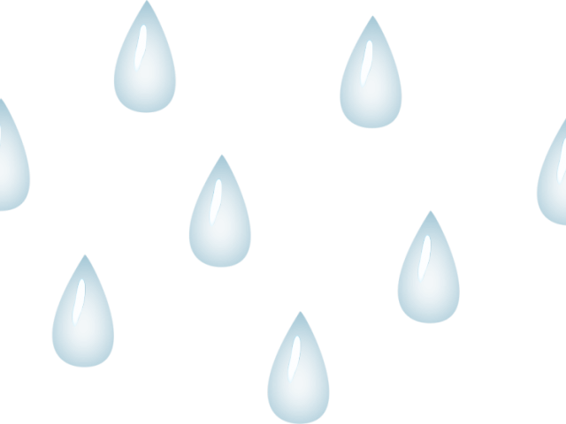 Raindrops Clipart Clip Art - Drop (640x480)