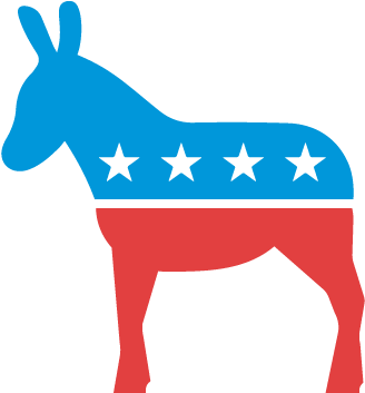 Transparent Democrat Donkey (361x361)