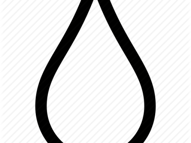 Raindrops Clipart Draw - Monochrome (640x480)