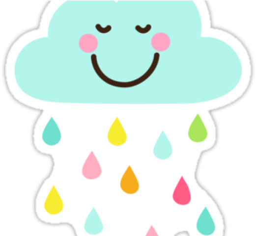 Raindrops Clipart Kawaii - You Make Me Smile, Friendship Thank You Card With Happy (640x480)