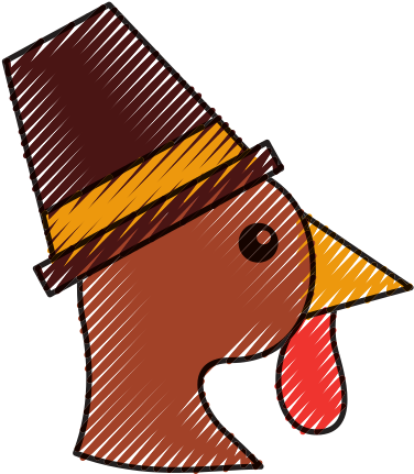 Thanksgiving Pilgrim Hat Clipart - Illustration (550x536)