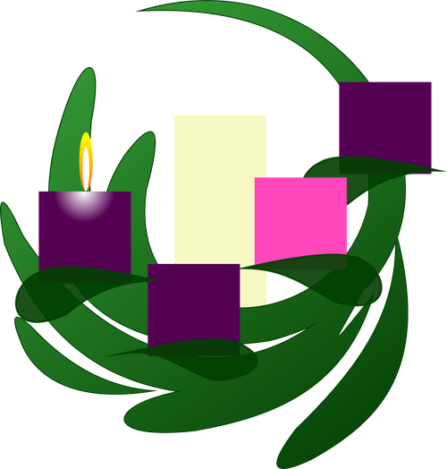 Advent1-2400px - Third Sunday Of Advent Clipart (500x524)