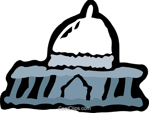 The White House Royalty Free Vector Clip Art Illustration - The White House Royalty Free Vector Clip Art Illustration (480x366)