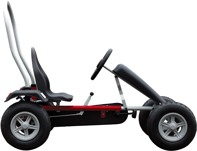 Grant Large Red Pedal Go Kart - 1 Seater Go Kart Blue (778x599)