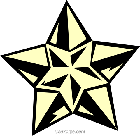 Star Design Royalty Free Vector Clip Art Illustration - Design (480x465)