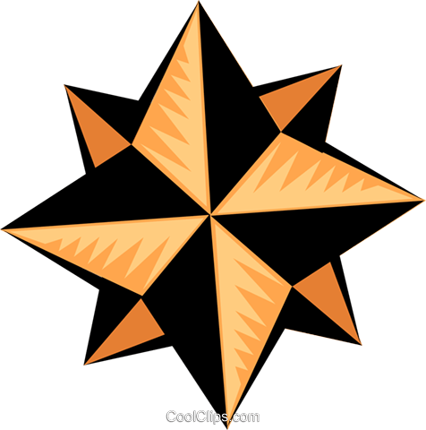 Star Design Royalty Free Vector Clip Art Illustration - Quilt (476x480)