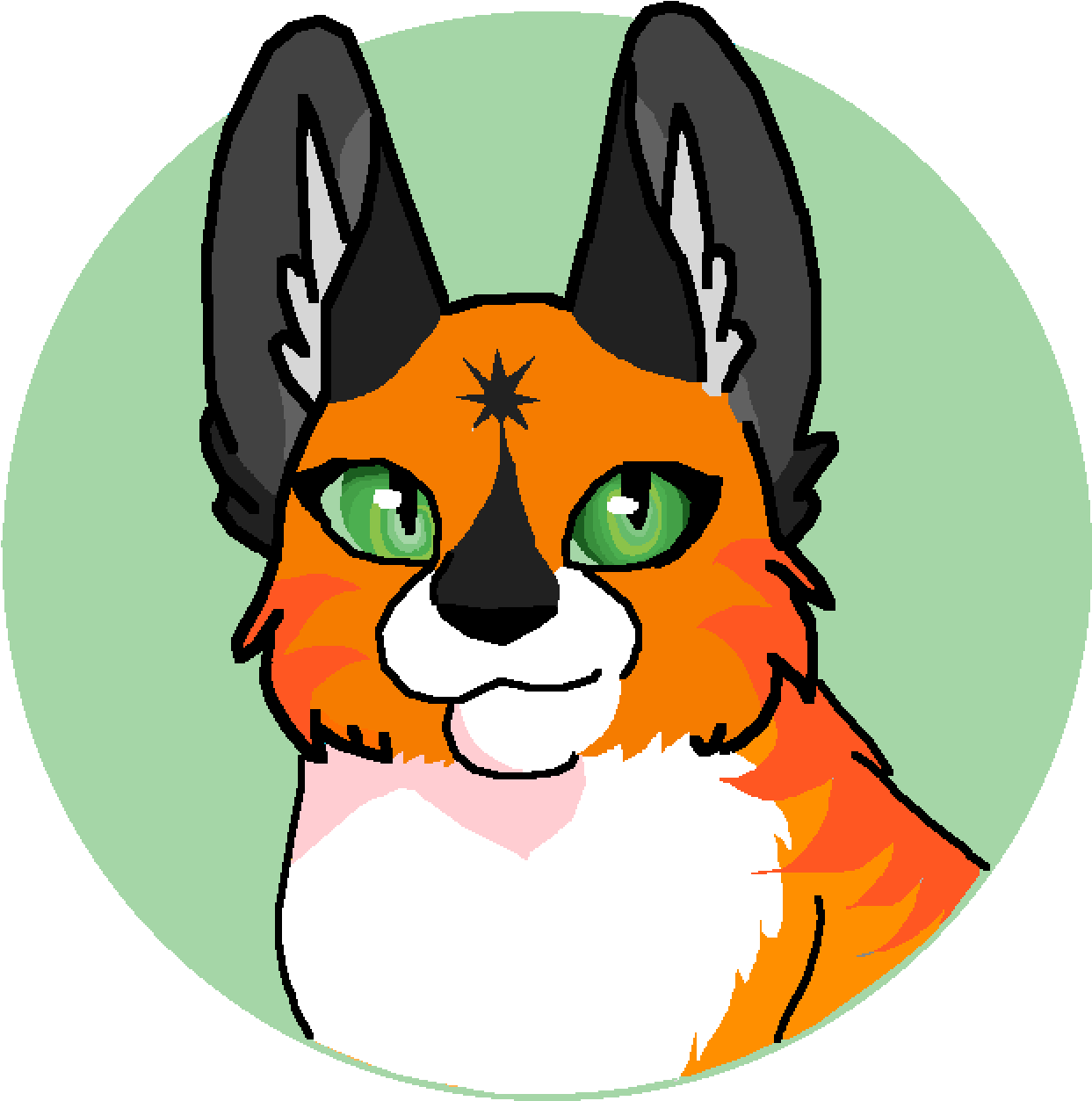 Foxtail With Little Star Design - Design (1400x1400)