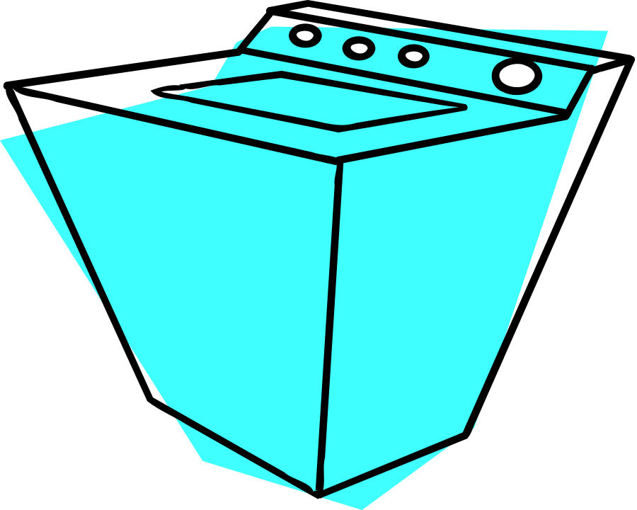 Washing Machine Svg Vector File, Vector Clip Art Svg - Washing Machine Clip Art (900x720)