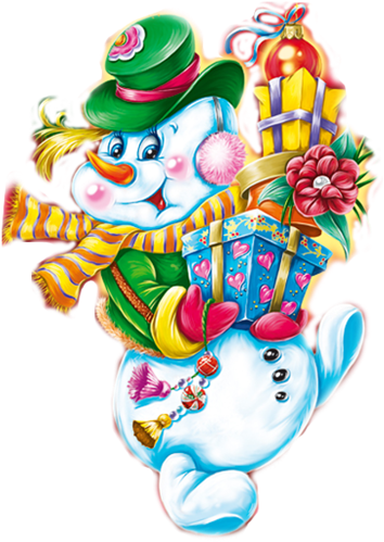 Arana Альбом «clipart - Snowman (418x500)
