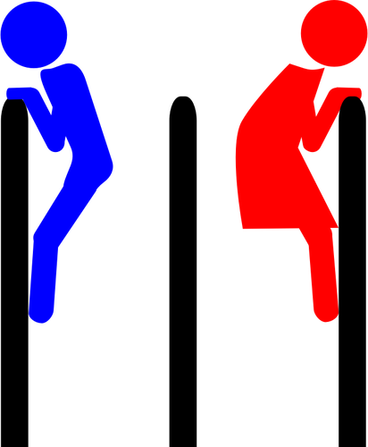 Mystery Clipart Door Prize - Homem E Mulher Simbolo (412x500)