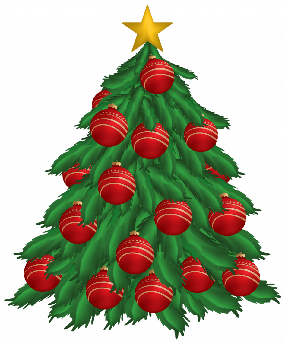 Christmas Phenomenal Red Tree With Or Nts Png Nt Clip - Merry Christmas (945x1140)