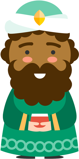 Christmas Decorations - Rey Mago Baltasar Animado - (324x662) Png Clipart Download Christmas Decorations - Rey Mago Baltasar Animado - (324x662) Png Clipart Download