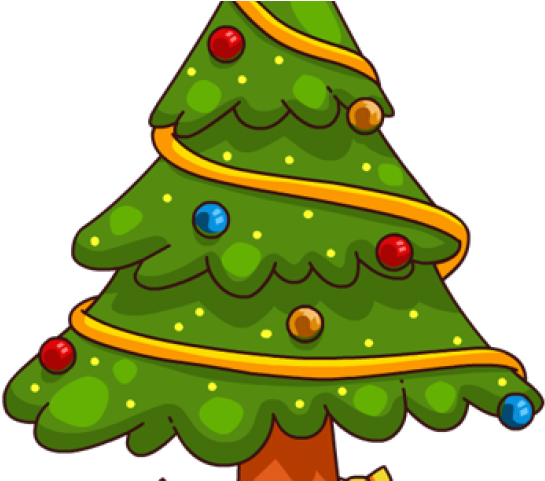 Christmas Tree Clipart Holiday - Christmas Tree Easy Drawing (640x480)