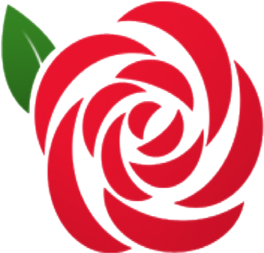 The Rose Award - Simple Rose Logo (389x379)