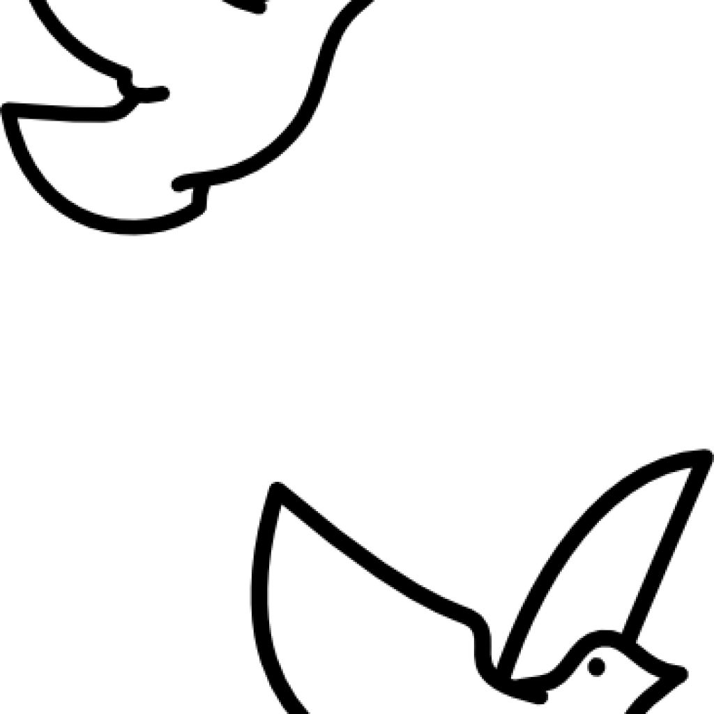 Dove Images Clip Art Dove And Cross Clipart Clipart - Dove Line Art Png (1024x1024)