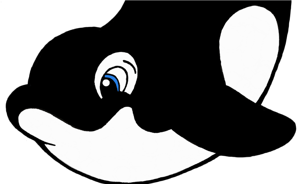 Orca Clipart Animal Jam Image Free Library - Black And White Whale Cartoon (1200x630)