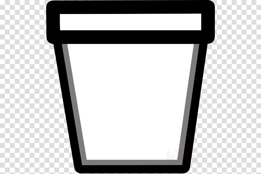 Download Flower Pot Clip Art Black And White Clipart - 집 아이콘 Png (900x600)