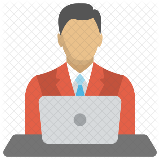 Svg Transparent Computer Svg Business Person - Professional With Laptop Icon (512x512)