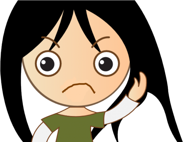 Depression Clipart Depressed Face - Cartoon Image Human Cute (640x480)