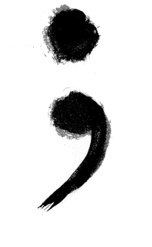 Semicolon Drawing Clip Art Royalty Free Stock - Symbol For Suicide (400x400)