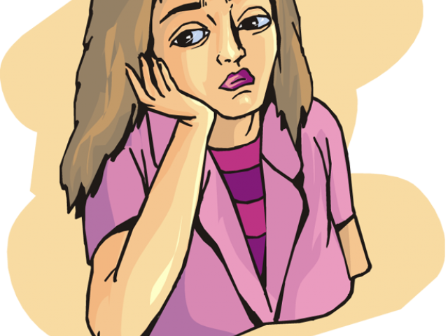 Depression Clipart Sad Feeling - Boy Girl Sad Png (640x480)