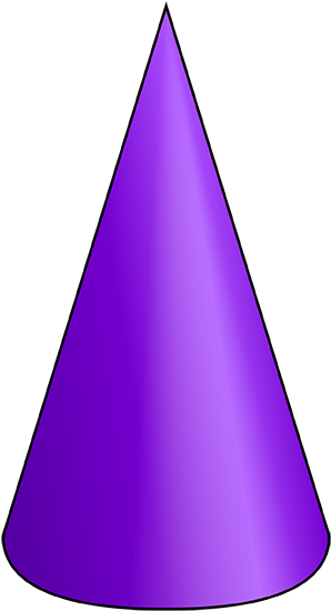 Cube Clipart 3d Cone Shape - Cone (600x600)