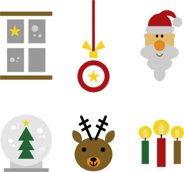 Computer Icons Template Microsoft Word Christmas Day - Weihnachts Icons (363x340)