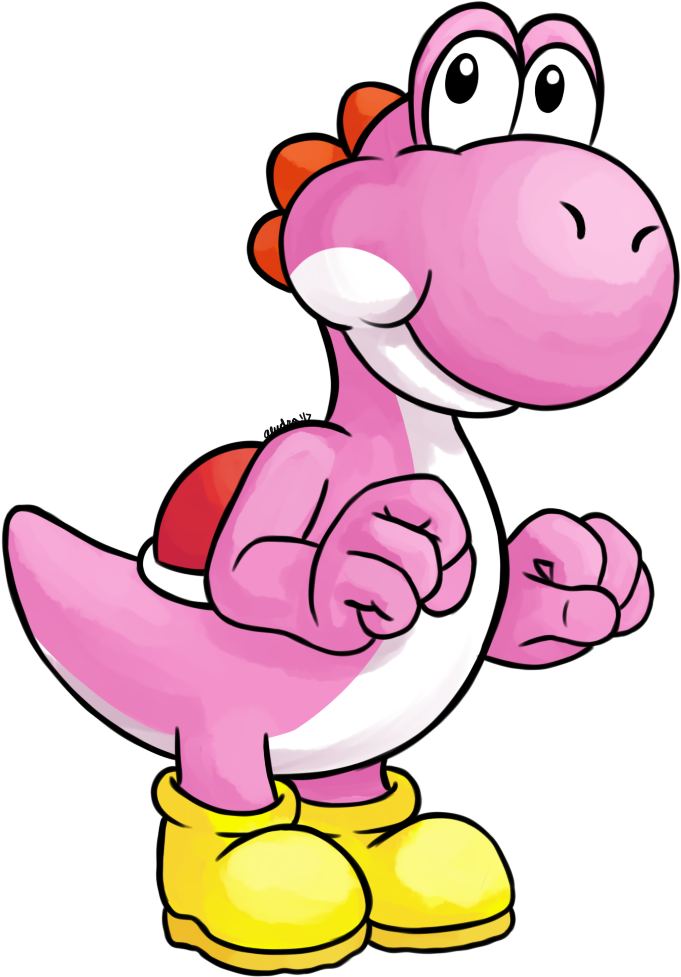 Birthday Present For One Of My Coworkers - Pink Yoshi (753x1030)