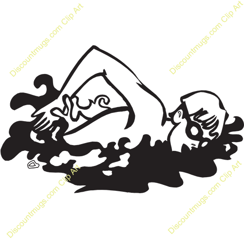 Download Stickalz Llc Swimming Pool Man Wall Art Sticker - Swimming Pool Man Wall Art Sticker Decal, Black, Size (500x500)