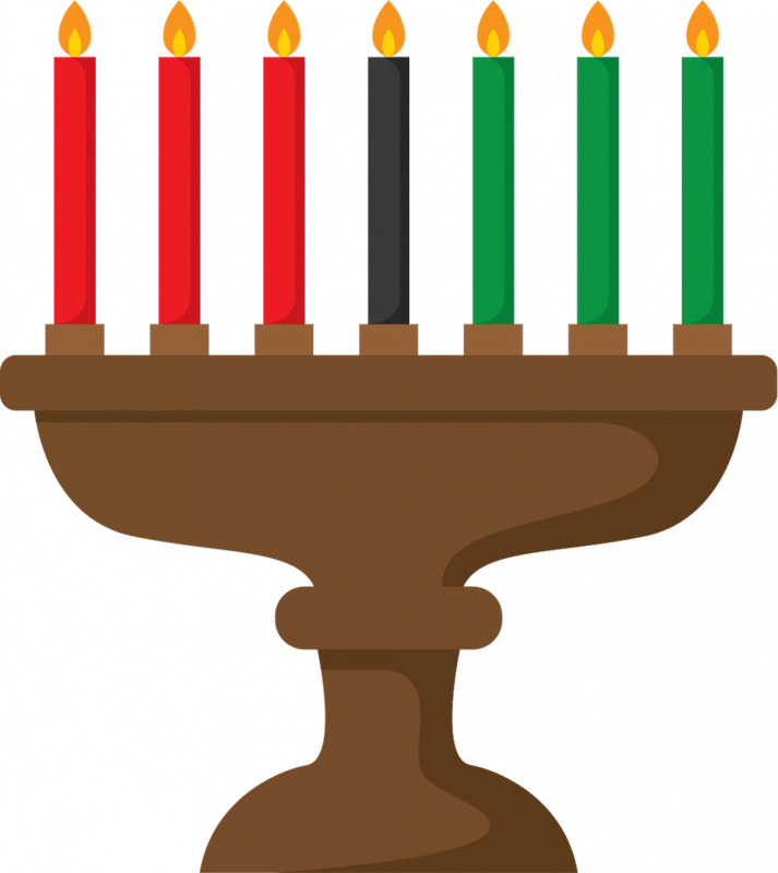Kwanzaa Candles Png - Kinara Clip Art (713x800)
