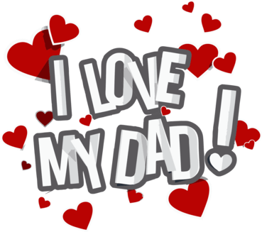I Love My Dad Png - I Love My Dad Png (368x496)