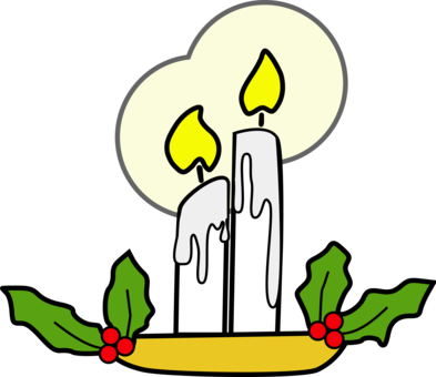 Advent Candle Christmas Day Advent Wreath Drawing - Christmas Candles Clip Art (393x340)