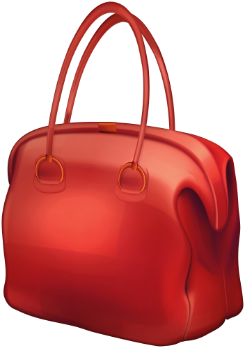 Red Bag Png Clip Art - Bolso De Hombro Para Mujer (352x500)