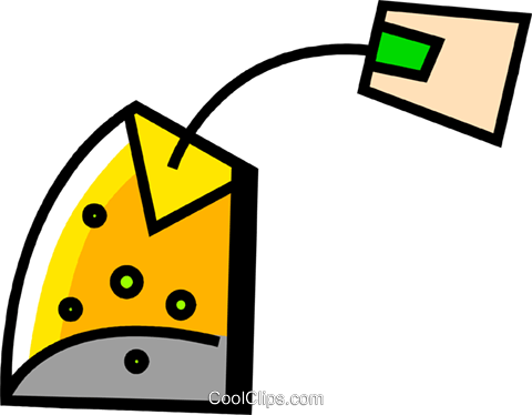 Teabags Royalty Free Vector Clip Art Illustration - Tea (480x374)