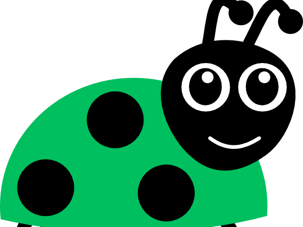 Children's Holiday Crafts - Printable Ladybug Cartoon (600x450)