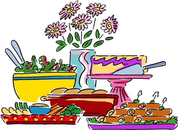 Clip Art Free Library Index Of Hp Wordpress Wp Content - Potluck Lunch (629x464)